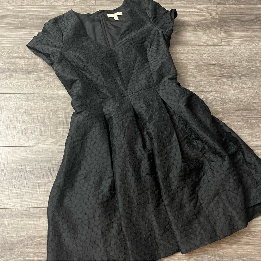 Banana Republic A Line Black Cocktail Dress Sz 8
